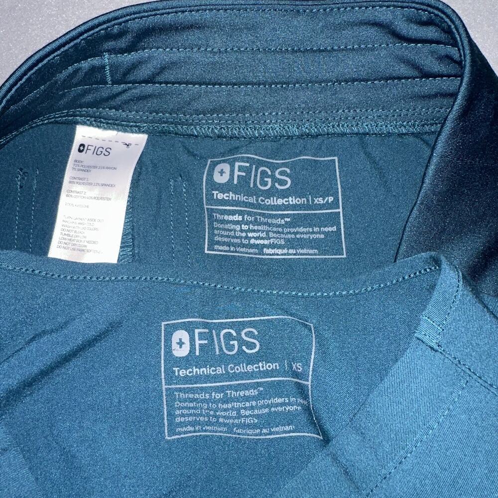 Figs Technical Collection Scrub Set (Catarina Top XS) Zamora Joggers XS/P Women - Picture 15 of 16